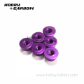 Hex knurled flange nut